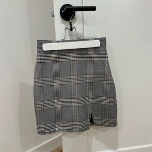 Abercrombie & fitch plaid mini skirt